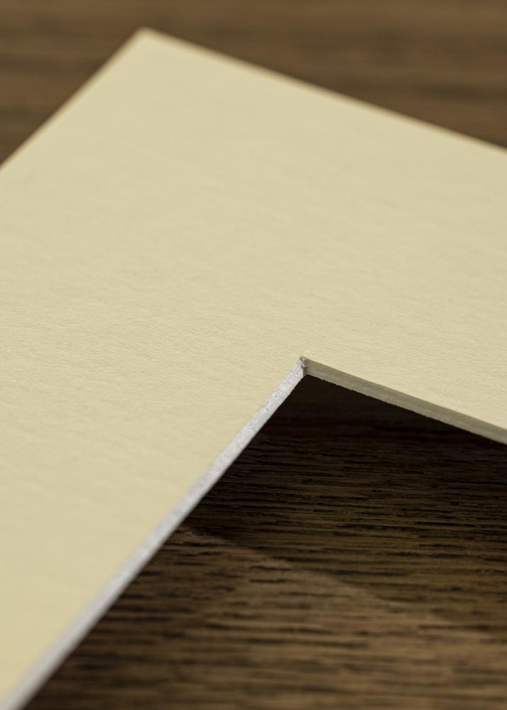 Konstlist Crescent Mount Antique White (White Core) 50x60 cm (39x49)