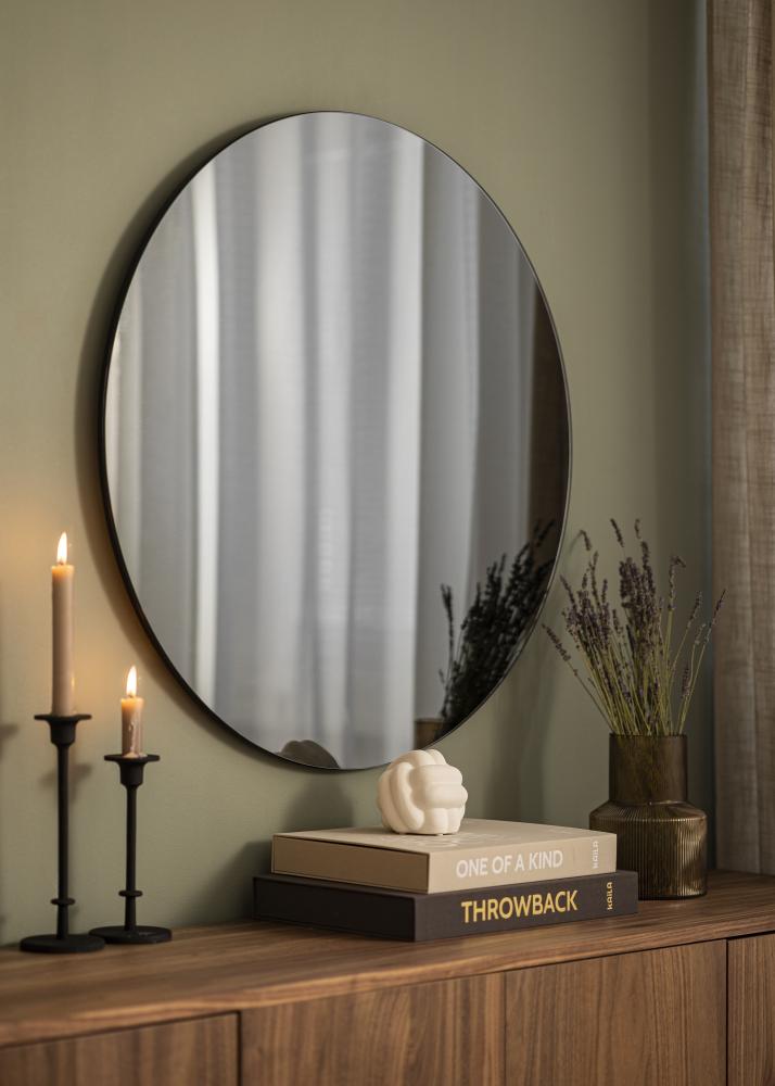 House Doctor Mirror House Doctor Walls Grey 80 cm Ø