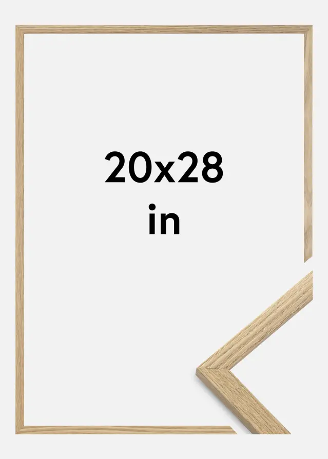 Artlink Frame Trendy Acrylic Glass Oak 20x28 inches (50,8x71,12 cm)