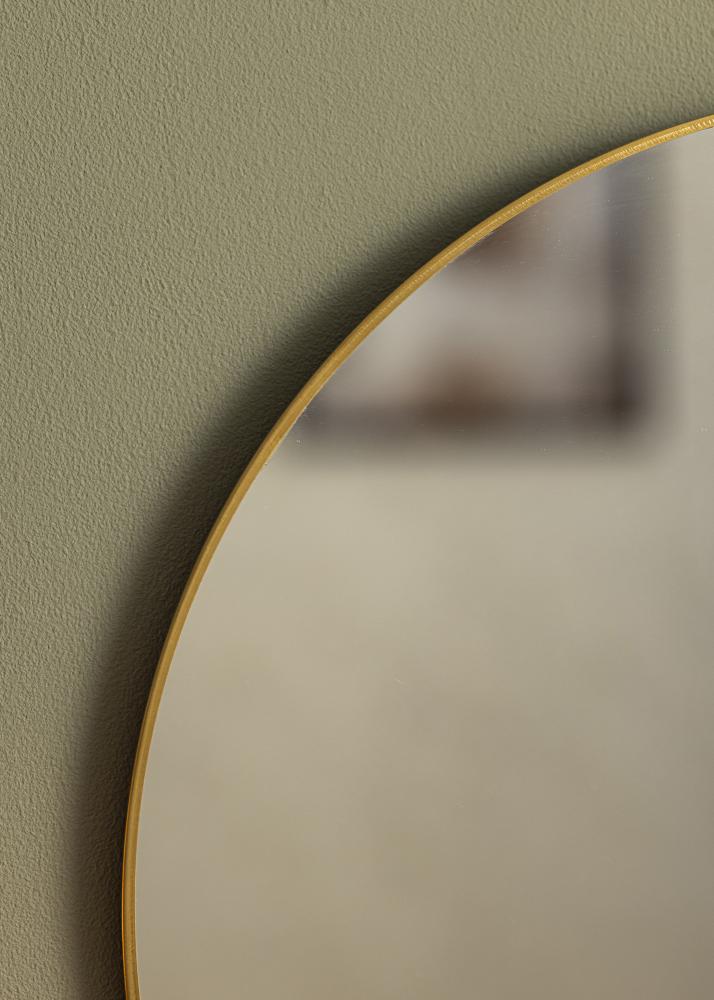 KAILA KAILA Round Mirror - Thin Brass 40 cm Ø