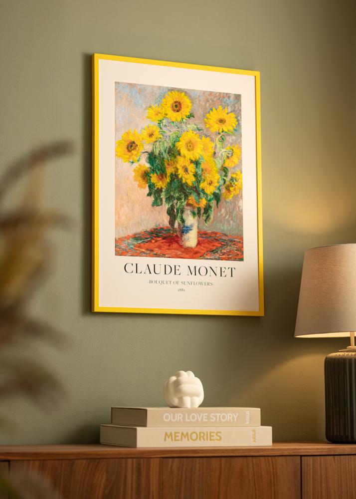 Artlink Colorful Acrylic Glass Yellow 50x50 cm