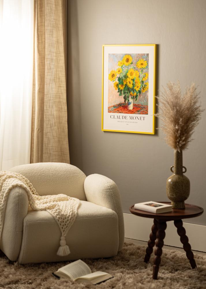 Artlink Colorful Acrylic Glass Yellow 50x50 cm