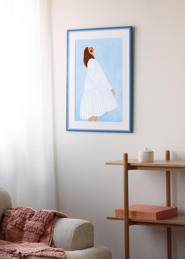 Jämtlands Ramfabrik Frame Cornwall Acrylic Glass Blue 42x59.4 cm (A2)