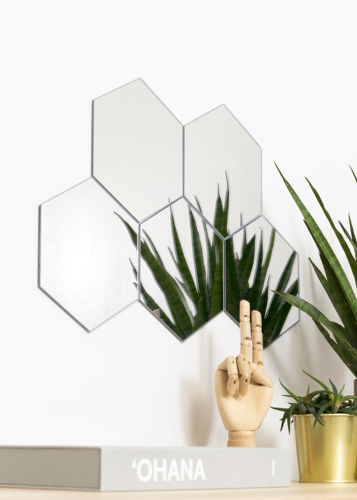 KAILA KAILA Mirror Hexagon 18x21 cm - 5-pack