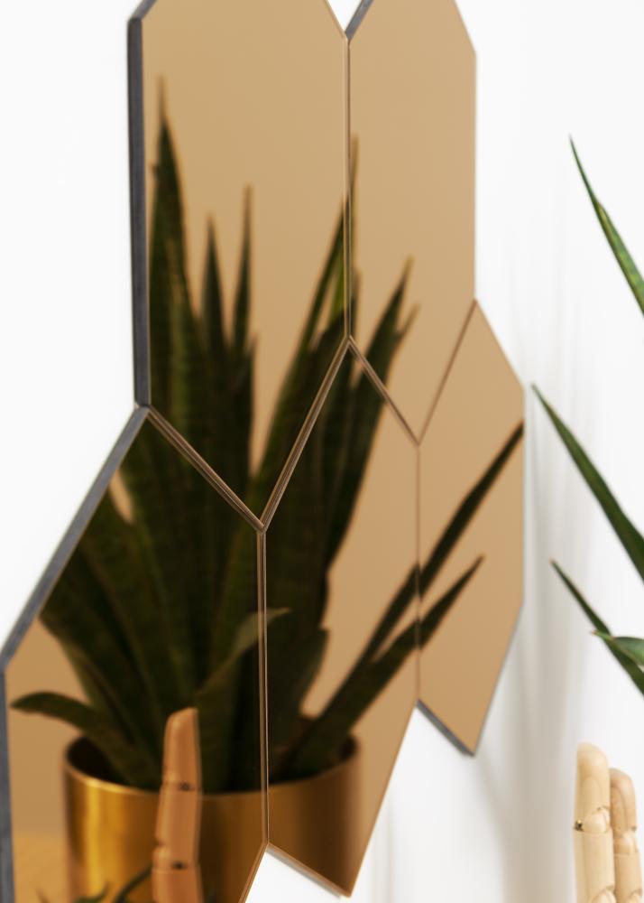 KAILA KAILA Mirror Hexagon Rose Gold 18x21 cm - 5-pack