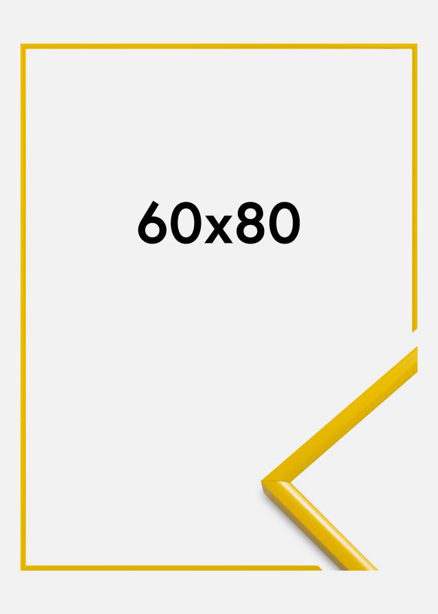 BGA Frame New Lifestyle Acrylic Glass Yellow 60x80 cm