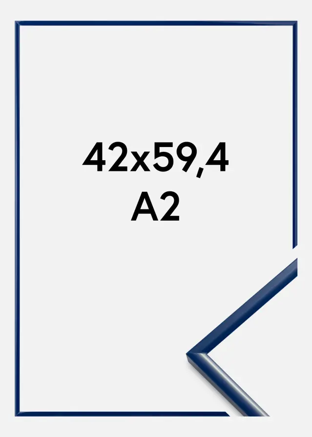 BGA Frame New Lifestyle Acrylic glass Blue 42x59,4 cm (A2)