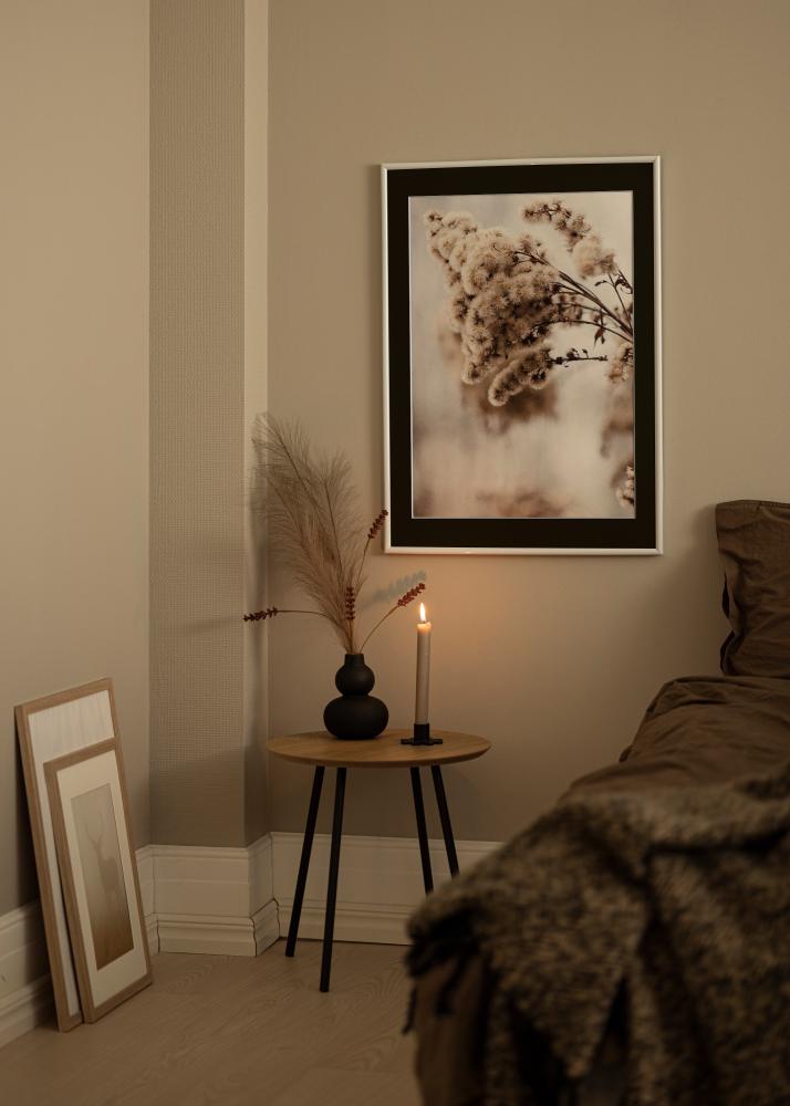 Ram med passepartou Frame Victoria White 13x18 cm - Picture Mount Black 9x12 cm