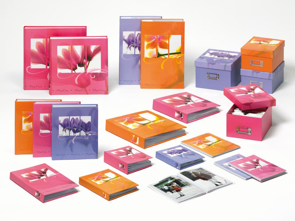 Walther Flora Flipp Oransje - 60 Bilder i 13x18 cm