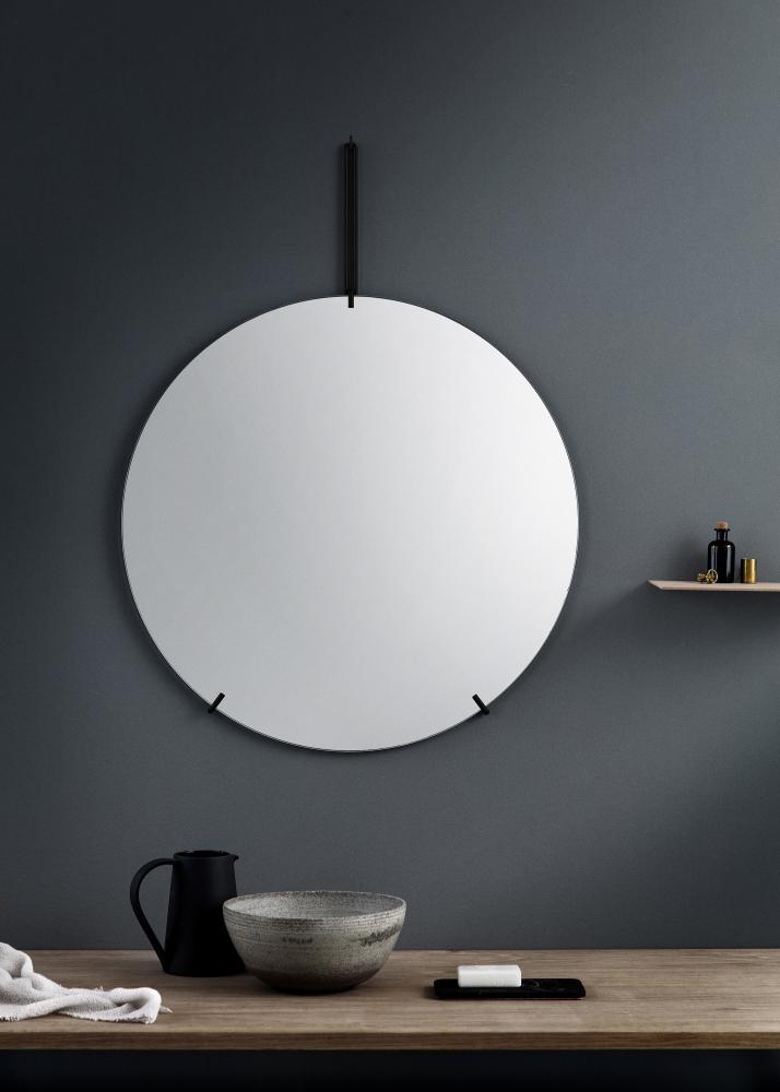 Moebe Moebe Wall Mirror Svart 50 cm Ø