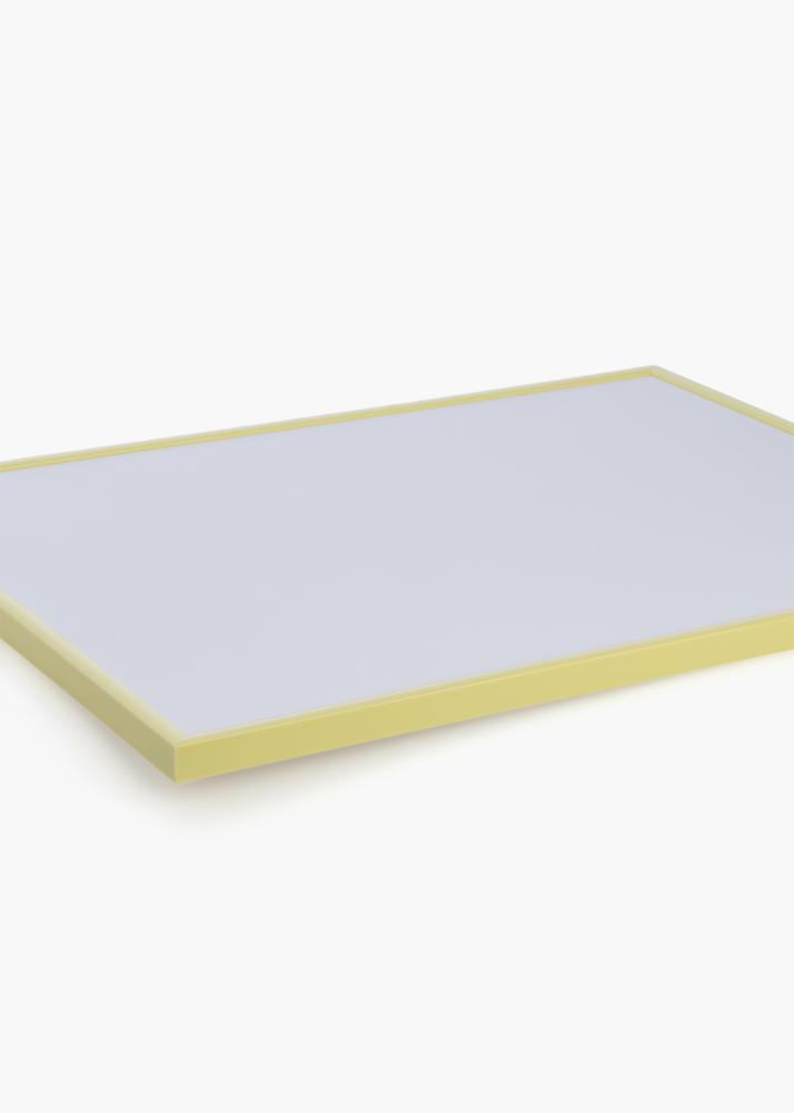 BGA Frame New Lifestyle Acrylic Glass Light Yellow 50x70 cm