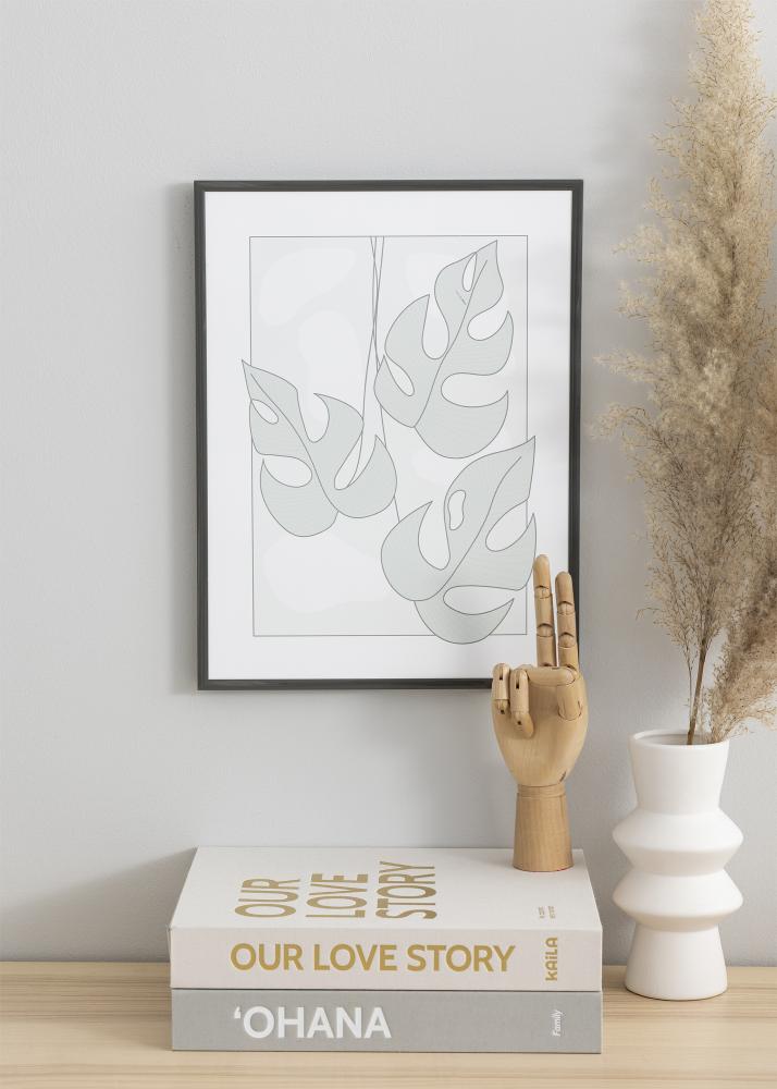 BGA Frame New Lifestyle Acrylic Glass Dark Grey 50x70 cm