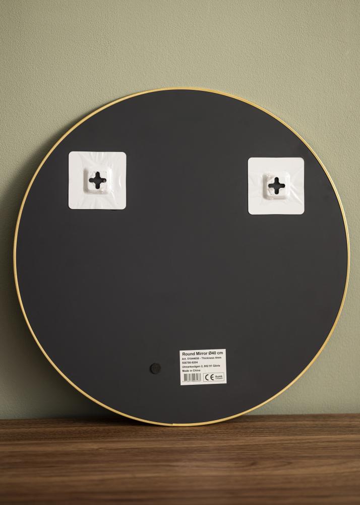 KAILA KAILA Round Mirror - Thin Brass 40 cm Ø