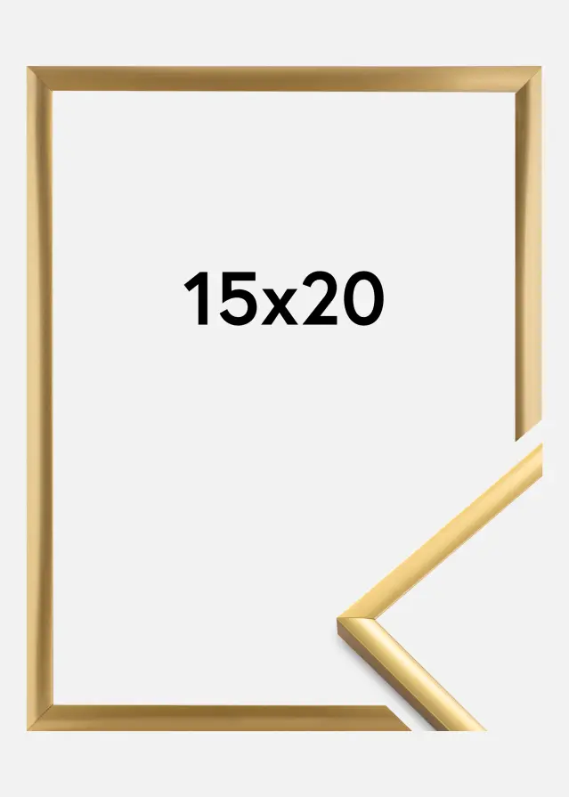 BGA Frame New Lifestyle Acrylic Glass Shiny Gold 15x20 cm