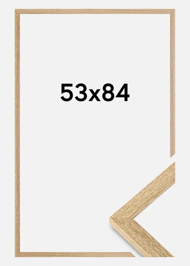 Jämtlands Ramfabrik Frame Selection Acrylic Glass Oak 53x84 cm