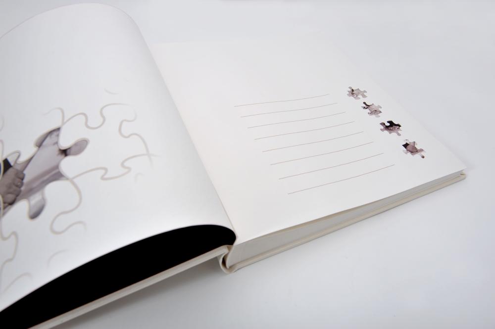 Walther Puzzle Wedding Album - 28x30.5 cm (60 White pages / 30 sheets)