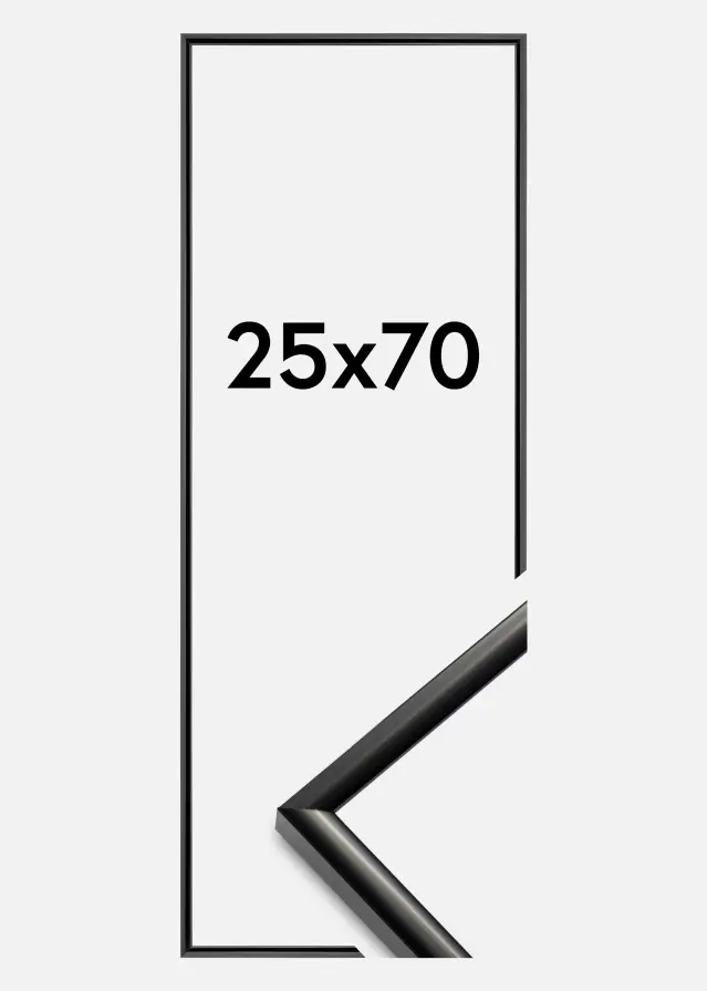 BGA Frame New Lifestyle Acrylic glass Black 25x70 cm