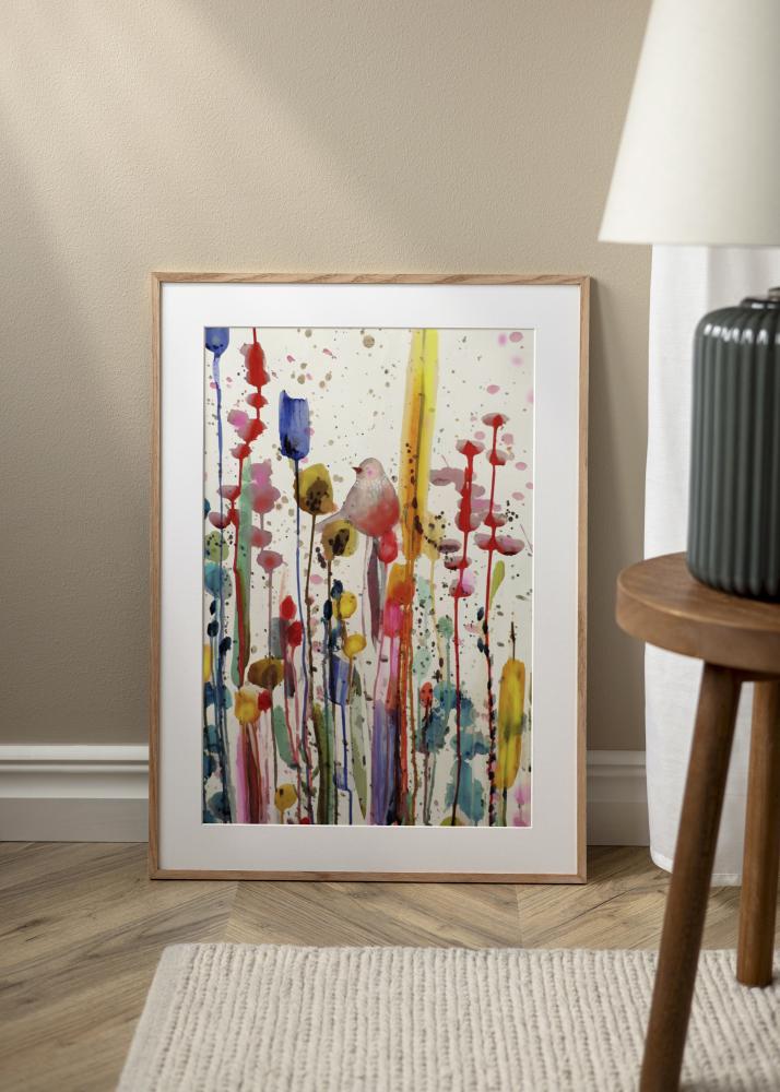 BGA Frame Smal Oak Acrylic Glass 20x30 cm