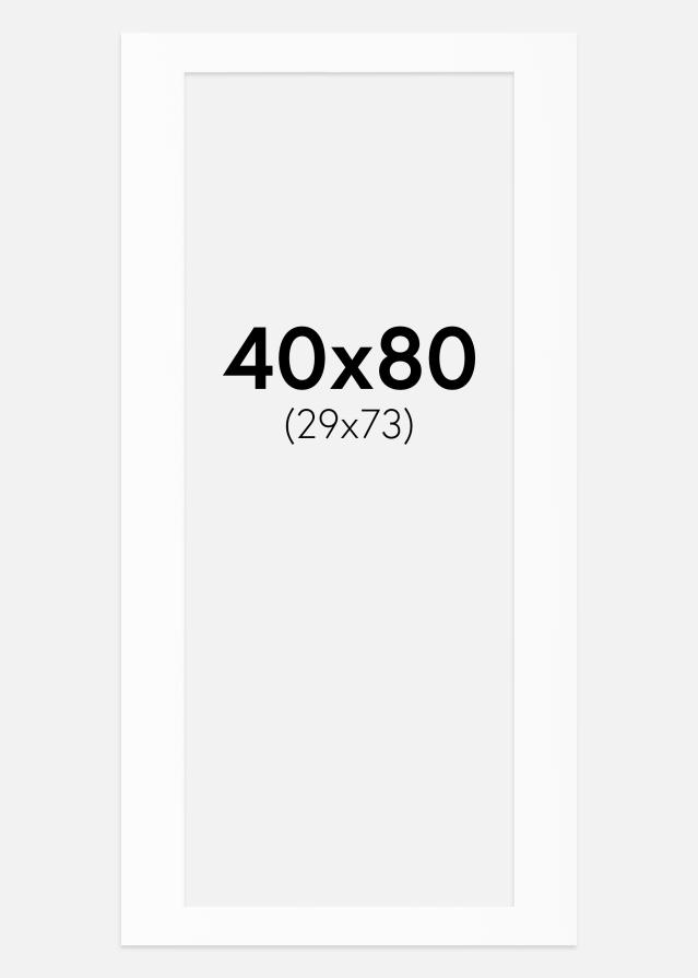 Artlink Mount White Standard (White Core) 40x80 cm (29x73)