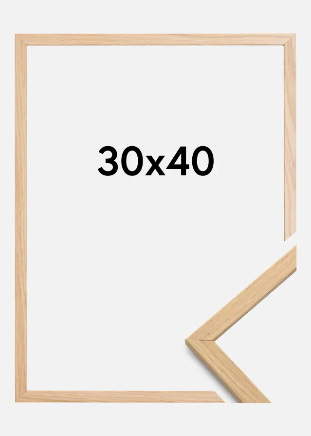 Galleri 1 Frame Edsbyn Acrylic glass Oak 30x40 cm