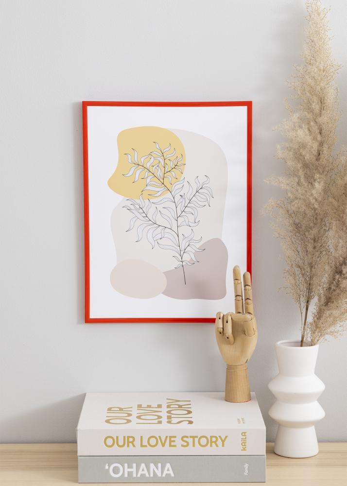 BGA Frame New Lifestyle Acrylic Glass Light Red 50x70 cm