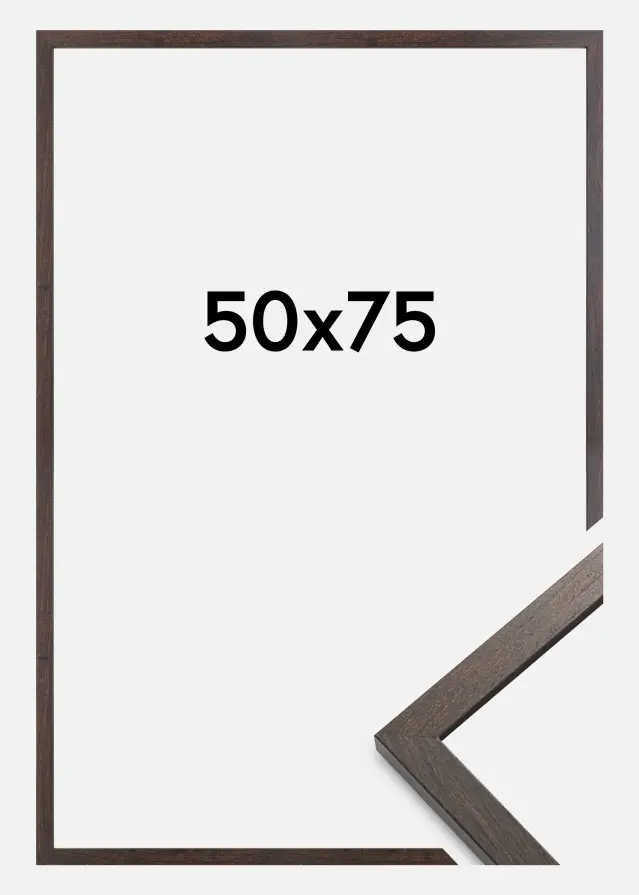 Artlink Frame Trendy Acrylic Glass Walnut 50x75 cm