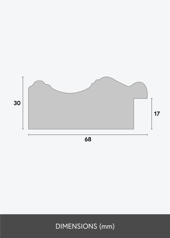 Ramverkstad Frame Drottningholm Gold - Custom Size