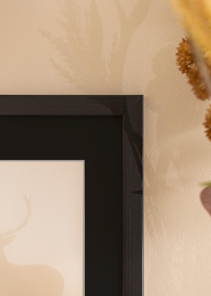 Ram med passepartou Frame Trendline Black 35x45 cm - Picture Mount Black 24x34 cm