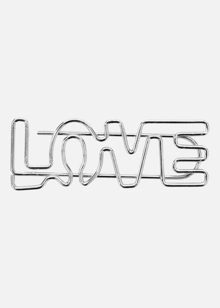Walther PAC Metal Paper Clip LOVE Silver