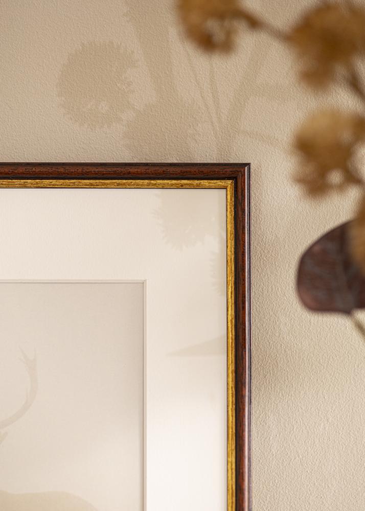 Ram med passepartou Frame Horndal Brown 34x42 cm - Mounts White 26x34 cm