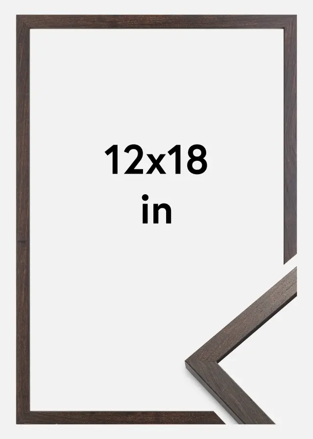 Artlink Frame Trendy Acrylic Glass Walnut 12x18 inches (30,48x45,72 cm)