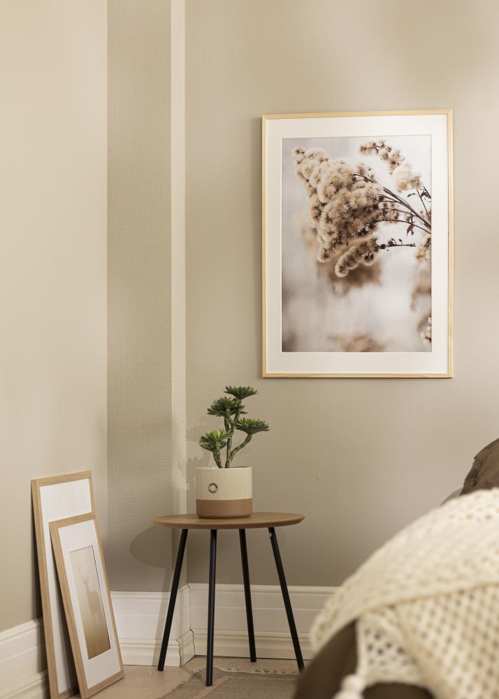 Ram med passepartou Frame Galant Pine 30x30 cm - Picture Mount White 20x20 cm