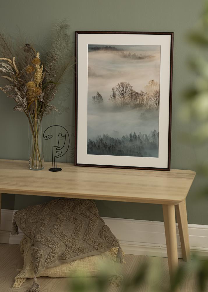 Galleri 1 Frame Horndal Acrylic glass Walnut 40x40 cm