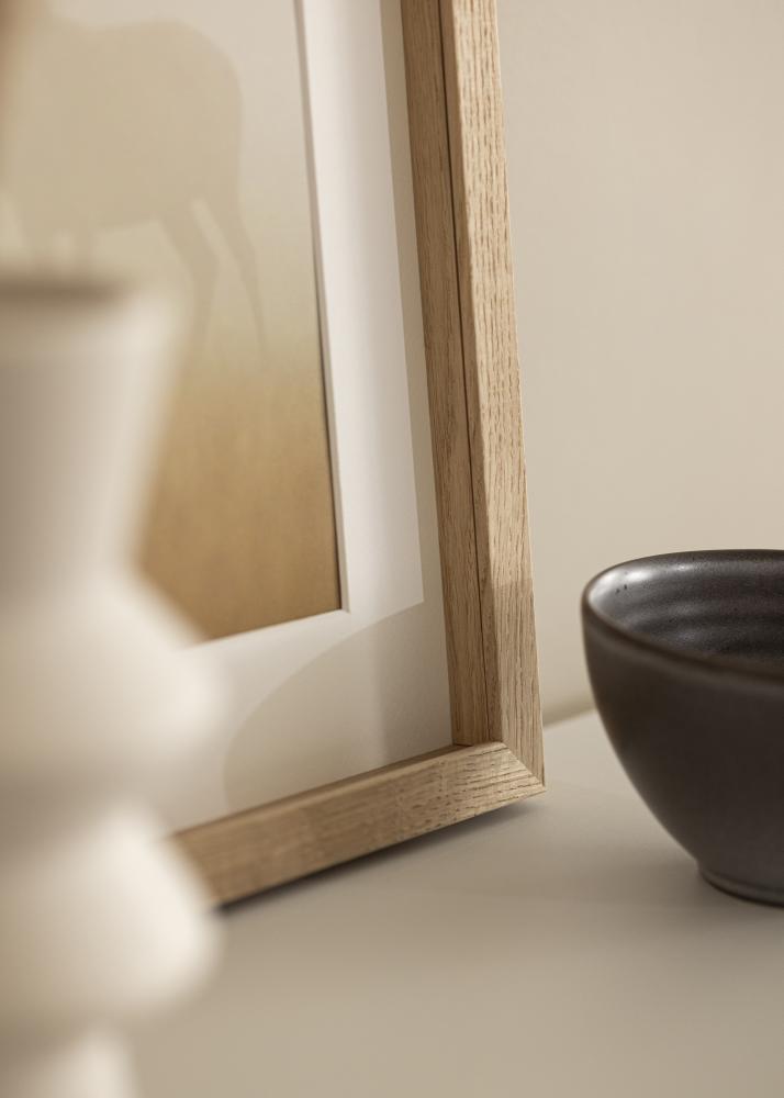 Jämtlands Ramfabrik Frame Amanda Box Acrylic glass Oak 50x70 cm