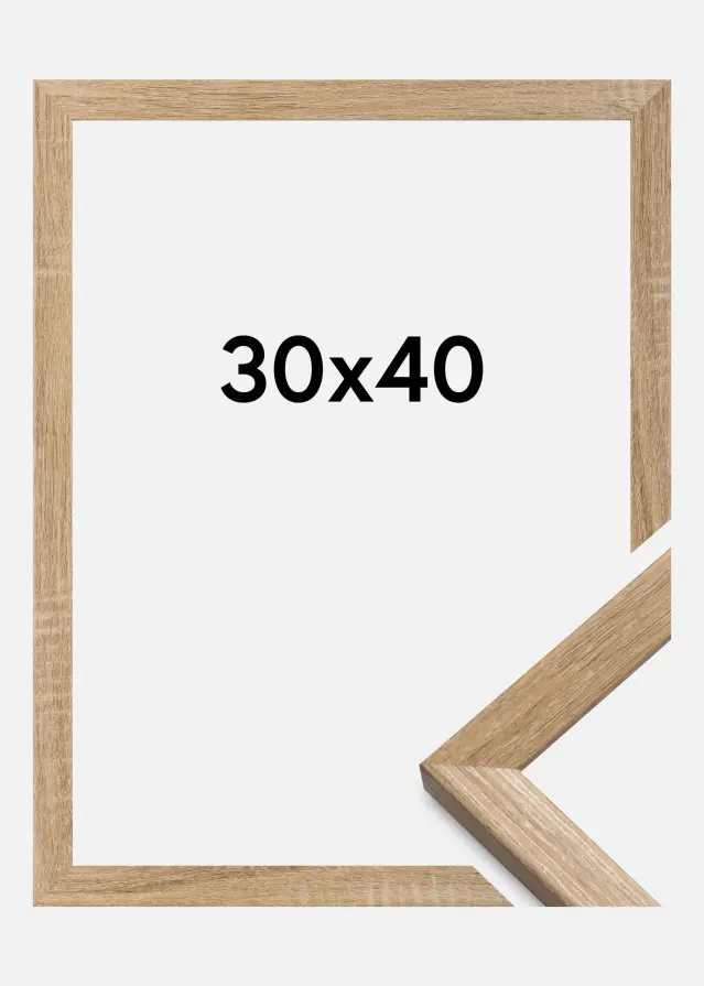  Frame Fiorito Acrylic Glass Light Oak 30x40 cm