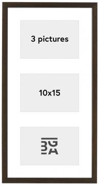 Galleri 1 Edsbyn Collage Frame XIII Walnut - 3 Pictures (10x15 cm)