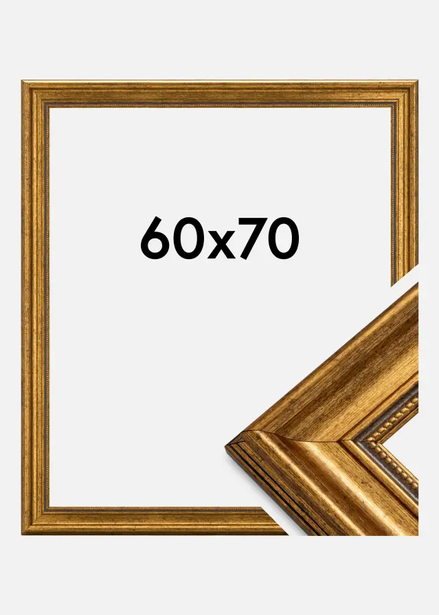 Estancia Frame Rokoko Acrylic glass Gold 60x70 cm
