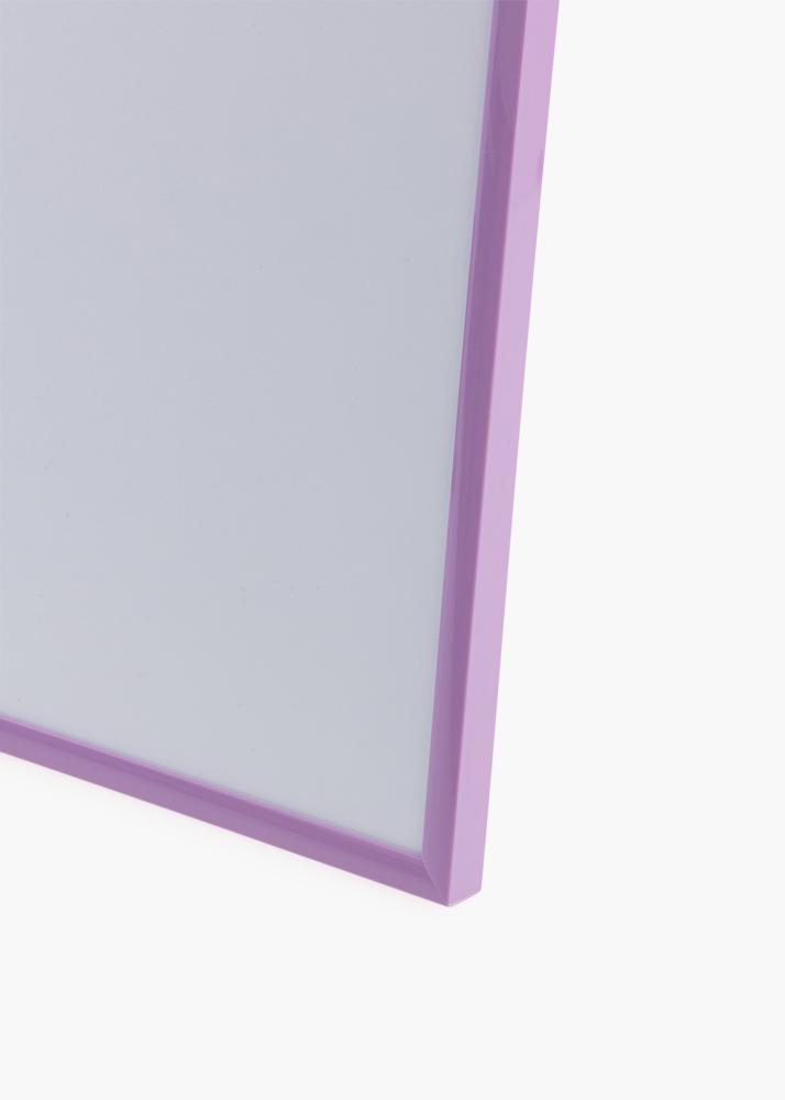 Ram med passepartou Frame New Lifestyle Light Purple 70x100 cm - Picture Mount Black 24x36 inches