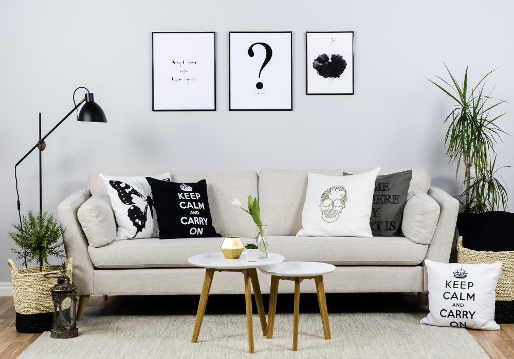 Bildverkstad Ask me - White with black print