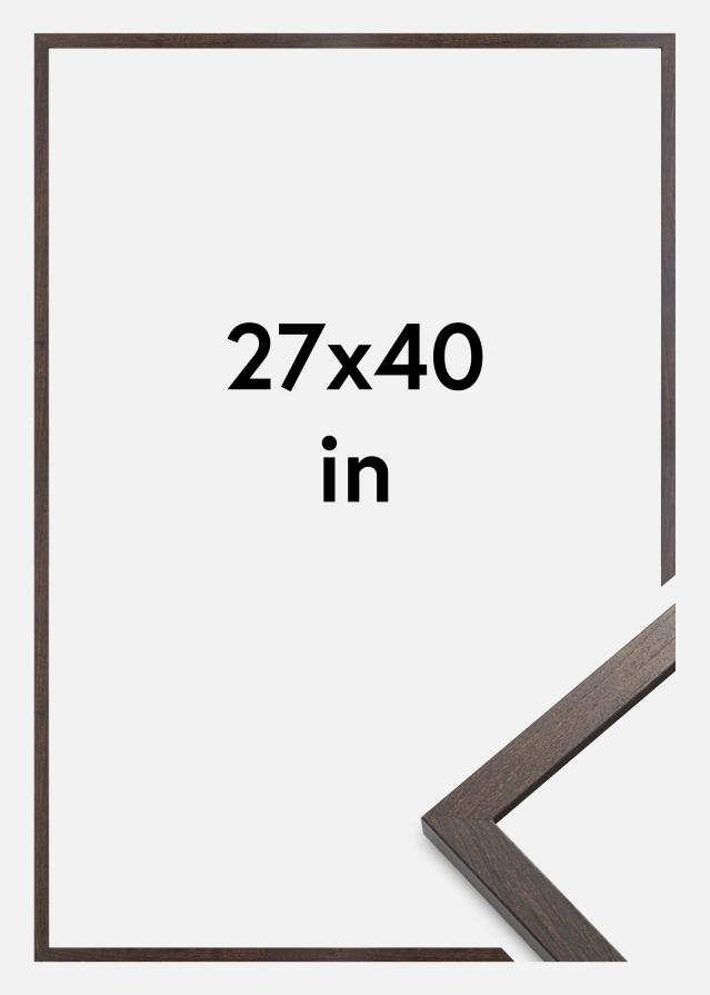 Artlink Frame Trendy Acrylic Glass Walnut 27x40 inches (68,58x101,6 cm)