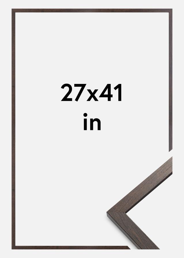 Artlink Frame Trendy Acrylic Glass Walnut 27x41 inches (66,58x104,14 cm)