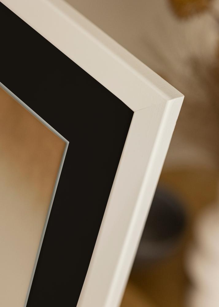 Ram med passepartou Frame Trendline White 35x45 cm - Picture Mount Black 24x34 cm