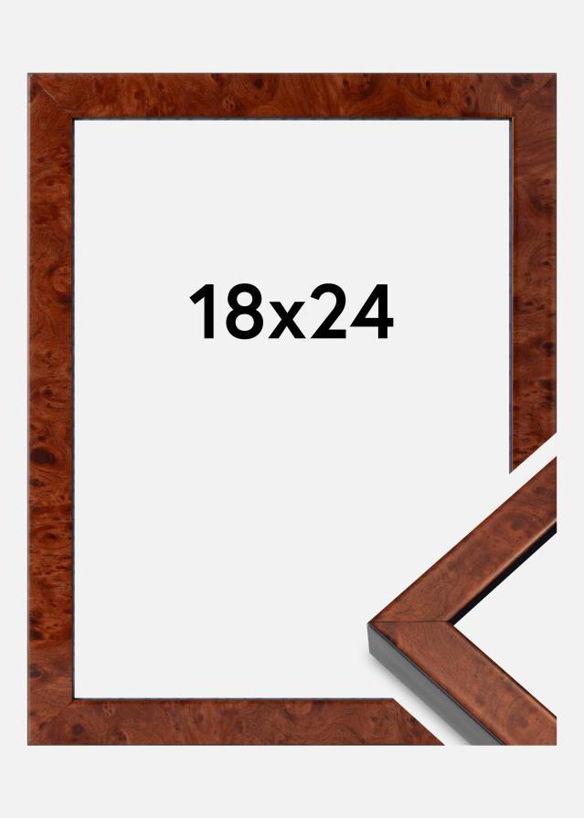 Mavanti Frame Hermes Acrylic Glass Burr Walnut 18x24 cm