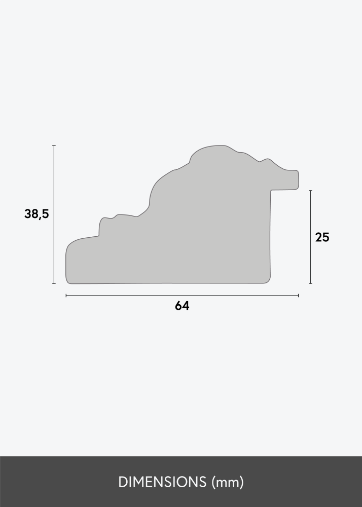 Ramverkstad Frame Odin Gold/Black - Various Sizes