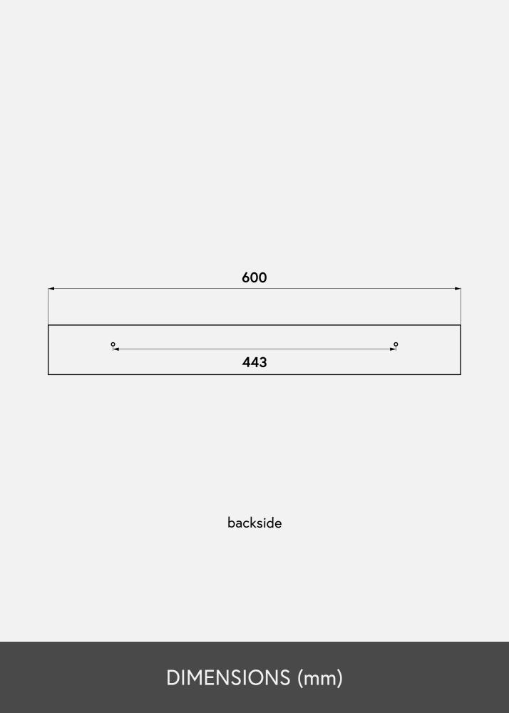 KAILA KAILA Picture Shelf Bamboo 60 cm