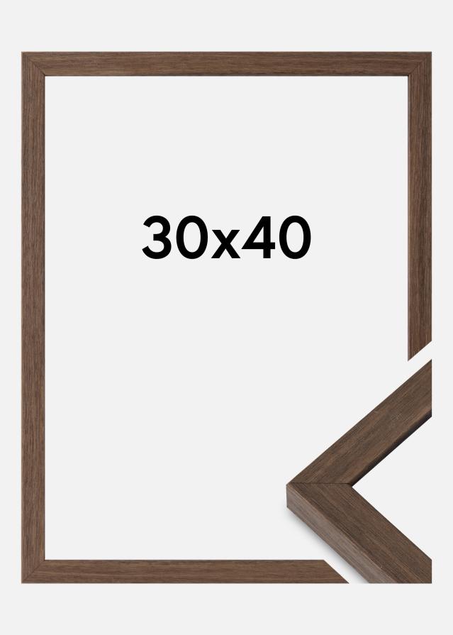 Mavanti Frame Hermes Acrylic Glass Walnut 30x40 cm