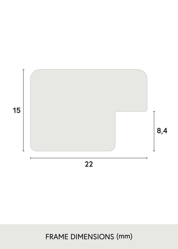 Ramverkstad Mirror Uppsala Silver - Custom Size