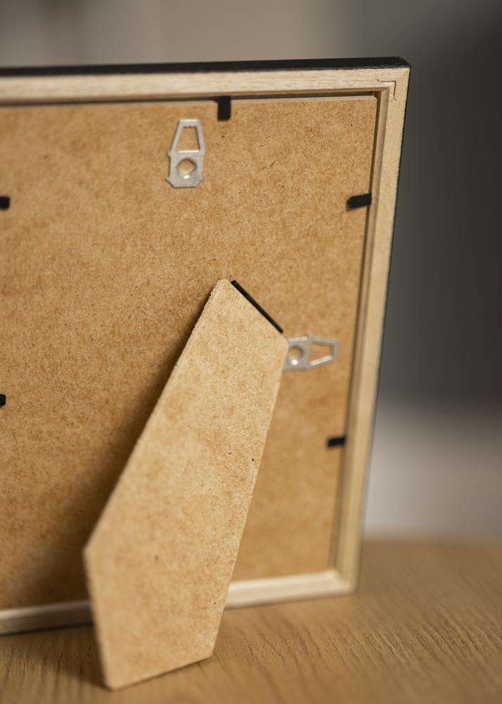 Ram med passepartou Frame Horndal Black 18x24 cm - Picture Mount Black 13x18 cm