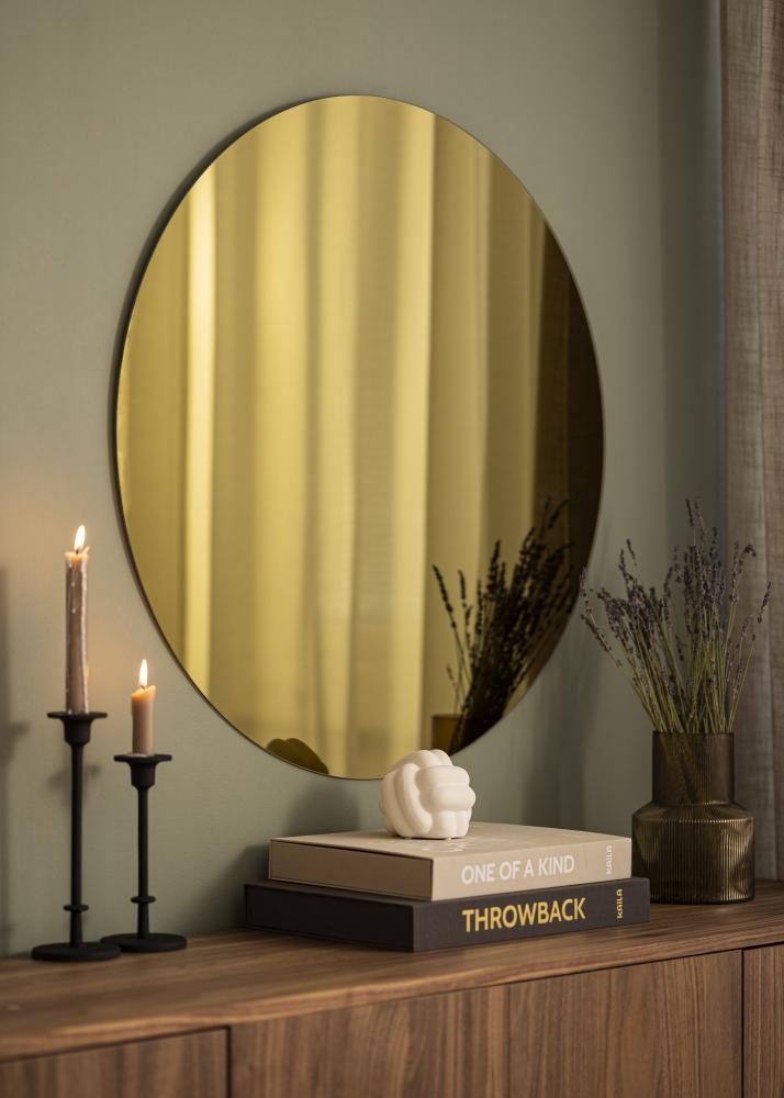 KAILA Mirror Golden Yellow 80 cm Ø