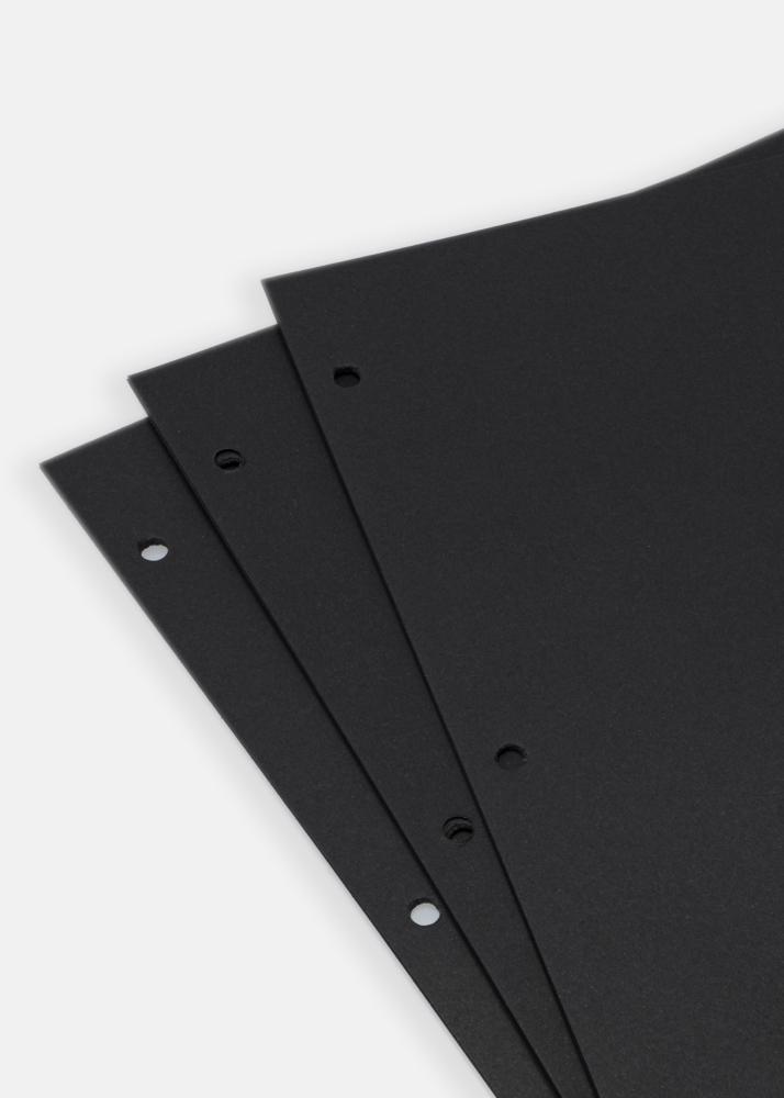 KAILA Album Sheets for KAILA Coffee Table Photo Album - 30-Pack Black